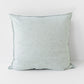 Deco Pillow Cover With Buttons in Striped in Forest Green | MagicLinen