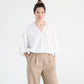 Linen blouse MANADO in White - MagicLinen