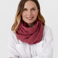 Fuchsia rose linen scarf - MagicLinen
