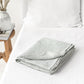 Striped in forest green Linen Flat Sheet | MagicLinen