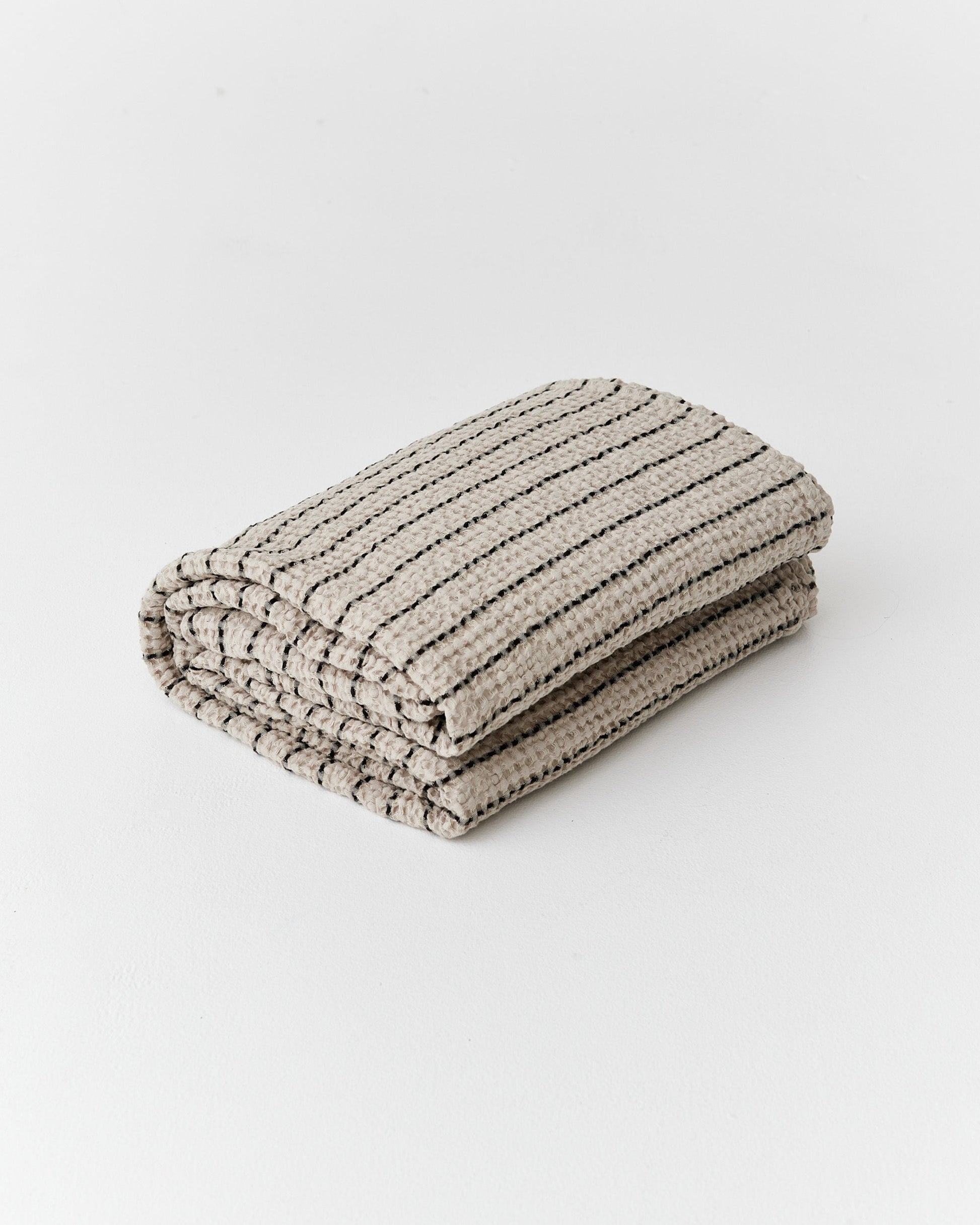 Striped Waffle Blanket | MagicLinen
