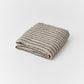 Striped Waffle Throw Blanket | MagicLinen