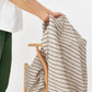 Striped Waffle Throw Blanket | MagicLinen