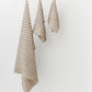 Striped Linen Towel Set | MagicLinen