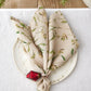 Under the mistletoe Print Linen Napkin Set | MagicLinen