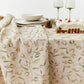 Under the mistletoe Print Linen Tablecloth | MagicLinen