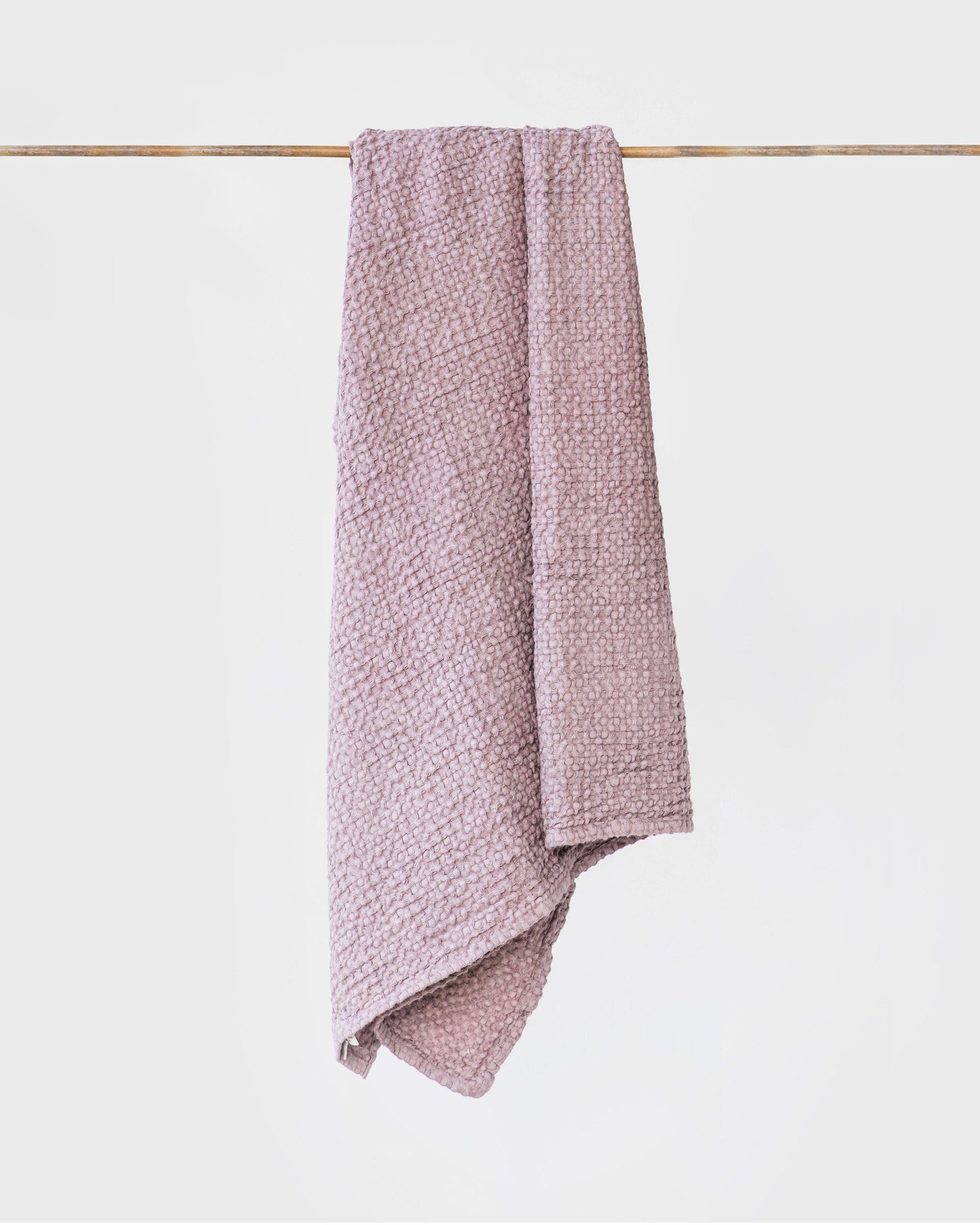 Waffle Bath Towel in Woodrose - MagicLinen