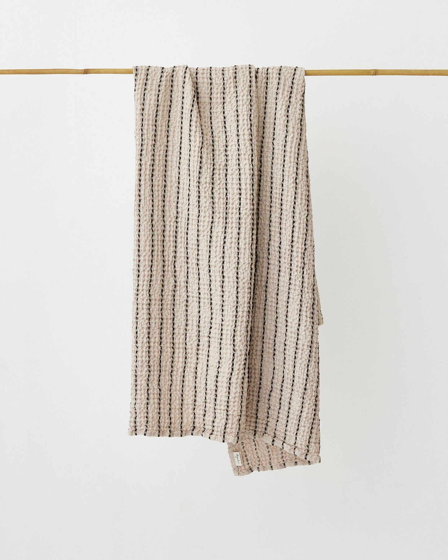 Waffle Bath Towel in Striped | MagicLinen