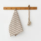 Waffle Face Towel in Striped | MagicLinen