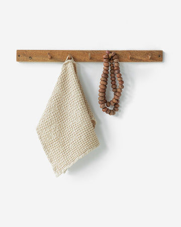 Waffle Face Towel in Vanilla | MagicLinen