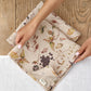 Autumn forest Print Linen Napkin Set | MagicLinen