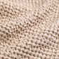 Beige waffle blanket - MagicLinen