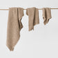 Beige waffle towel set (3 pcs) - MagicLinen