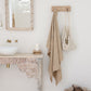 Beige waffle towel set (3 pcs) - MagicLinen