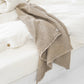 Beige waffle towel set (3 pcs) - MagicLinen