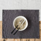 Charcoal gray linen placemat set of 2 - MagicLinen