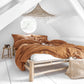 Cinnamon linen sheet set (4 pcs) - MagicLinen