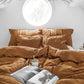Cinnamon linen sheet set (4 pcs) - MagicLinen