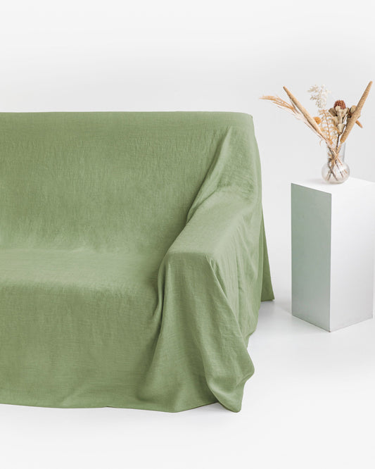 Couch cover in Sage | MagicLinen