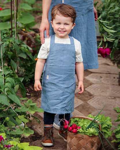 Linen apron for kids - MagicLinen