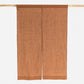 Linen noren curtains (1 pcs) in Cinnamon - MagicLinen