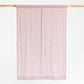 Linen noren curtains (1 pcs) in Woodrose - MagicLinen