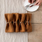 Cinnamon linen napkin set of 2