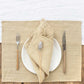 Sandy beige linen napkin set of 2