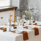 Cinnamon linen napkin set of 2