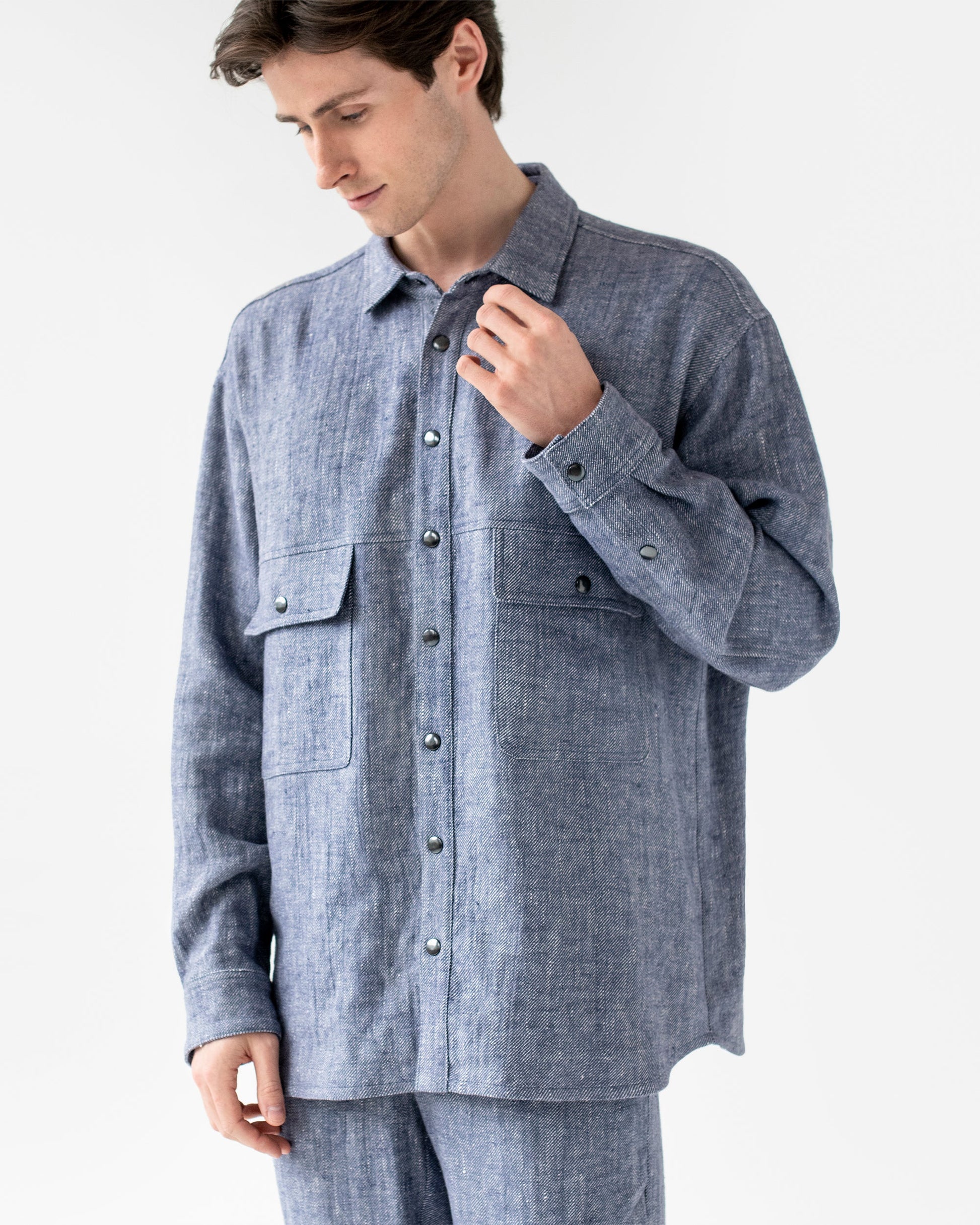 Men's linen shirt ASHEVILLE - MagicLinen