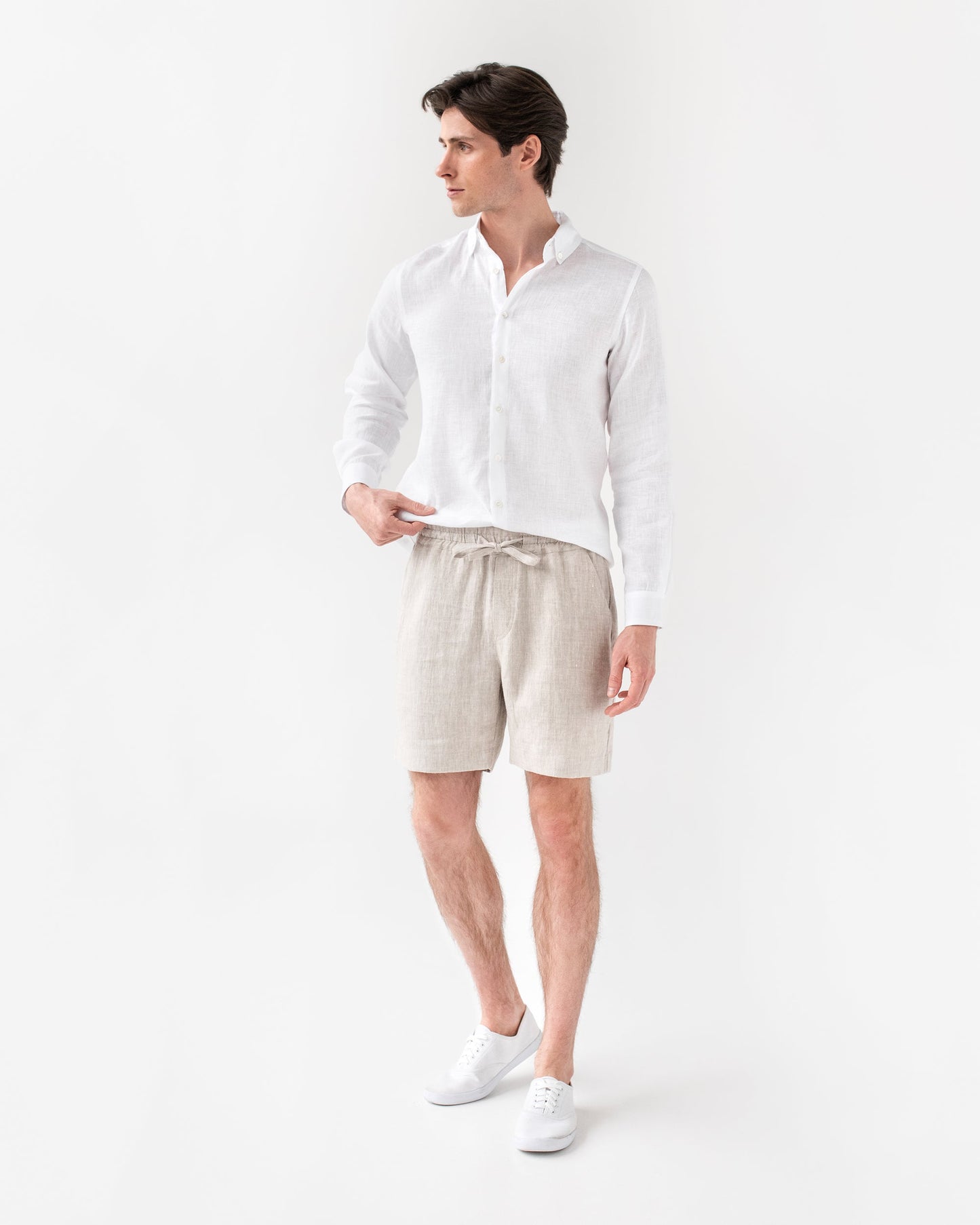 Men's linen shorts STOWE - MagicLinen
