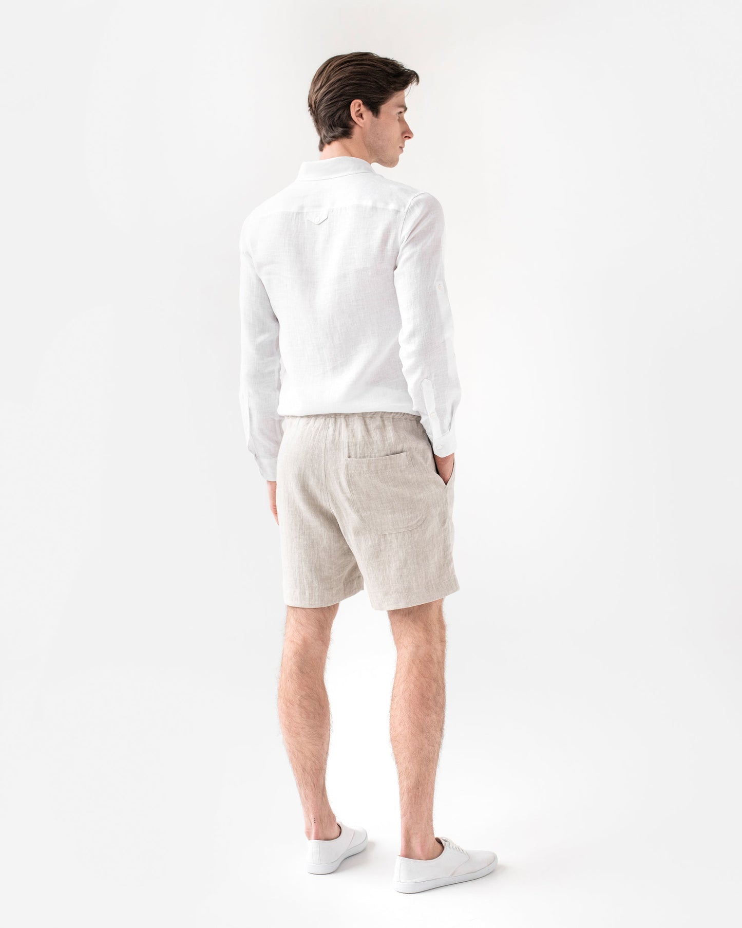 Men's linen shorts STOWE - MagicLinen
