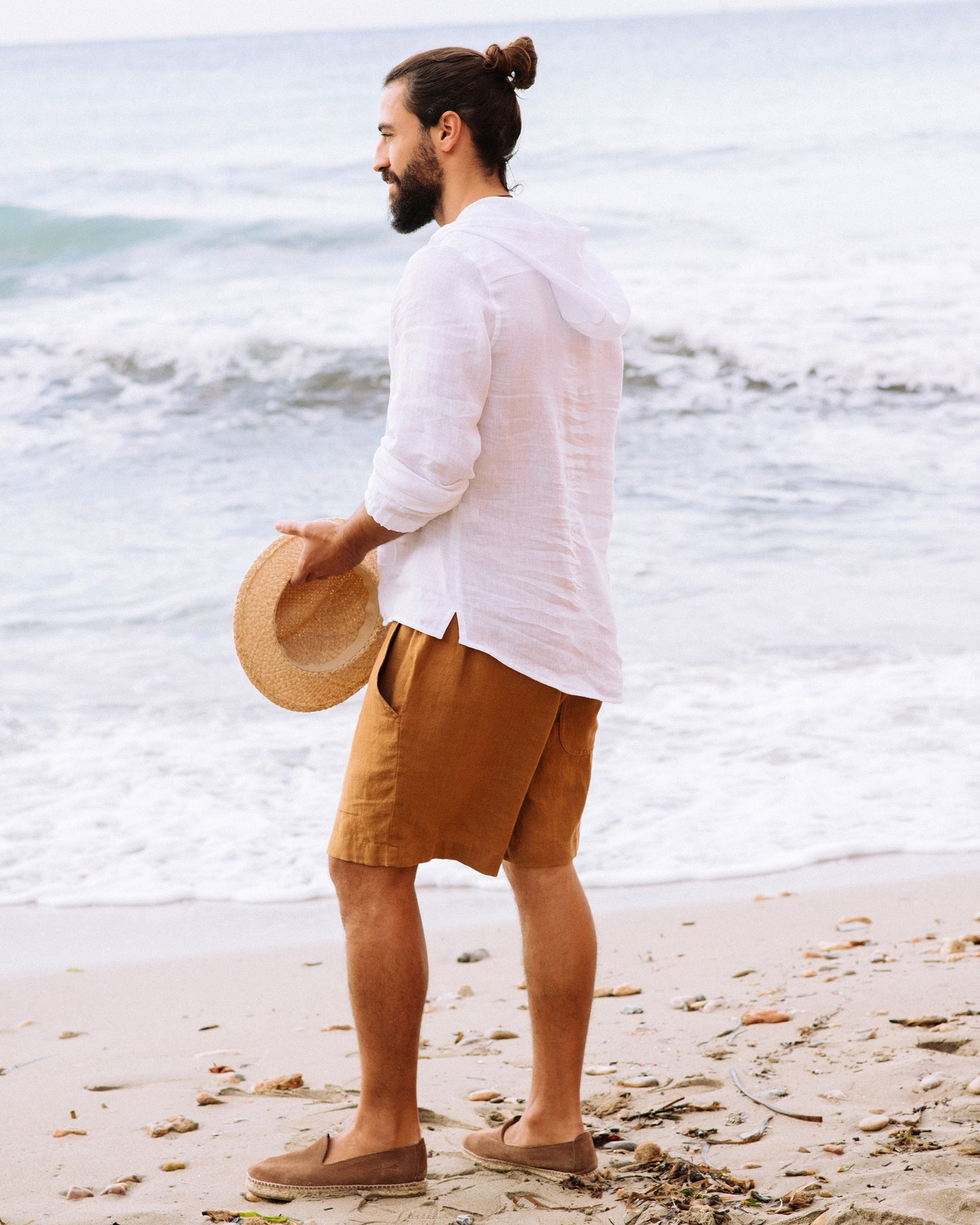 Men's linen shorts STOWE - MagicLinen