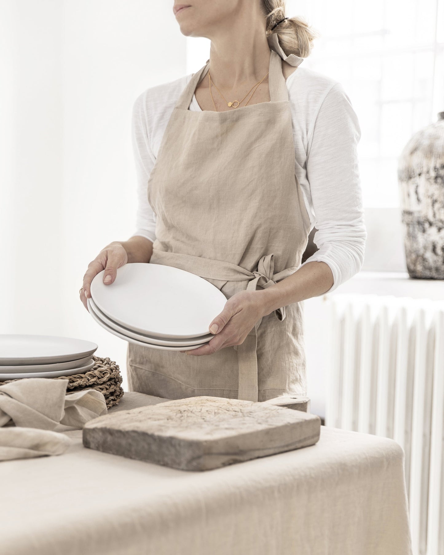 Natural Linen tablecloth - MagicLinen