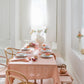 Peach linen tablecloth - MagicLinen