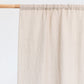 Rod pocket linen curtain panel (1 pcs) in Natural linen - MagicLinen
