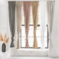 Rod pocket linen curtain panel (1 pcs) in Natural linen - MagicLinen