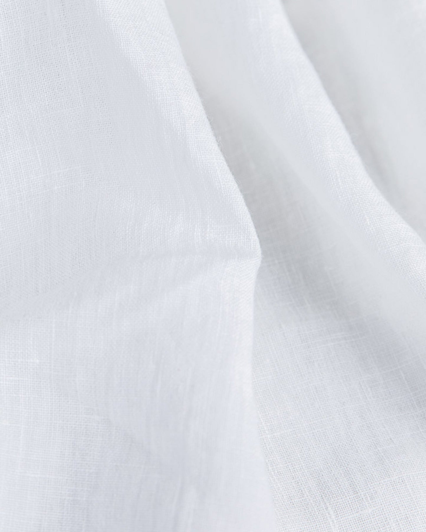 White linen fitted sheet - MagicLinen