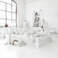 White linen fitted sheet - MagicLinen