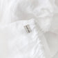 White linen fitted sheet - MagicLinen