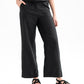 Wide linen pants BANFF in black - MagicLinen